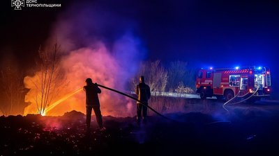 Горіли будівлі, трава і сміття: на Тернопільщині за добу загасили вісім пожеж