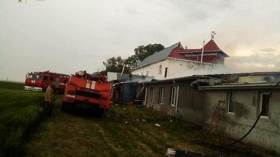 На Тернопільщині горів відомий бар, де полюбляв відпочивати колишній губернатор Хоптян. ФОТО