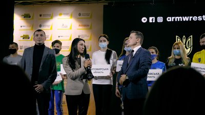 Михайло Головко привітав учасників Чемпіонату України з армспорту на Кременеччині. ФОТО