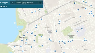 Захисні споруди Тернополя: інтерактивна карта