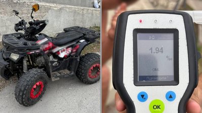 Біля Тернополя перекинувся квадроцикл: водій був п'яний і не мав прав