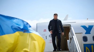 Зеленський прилетів в Швейцарію для зустрічі з Трампом