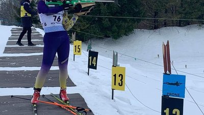 Юна тернопільська біатлоністка зібрала комплект нагород на Чемпіонаті України. ФОТО