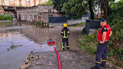 Підтопило будинки і повалило дерево: негода накоїла лиха у Тернополі. ФОТО