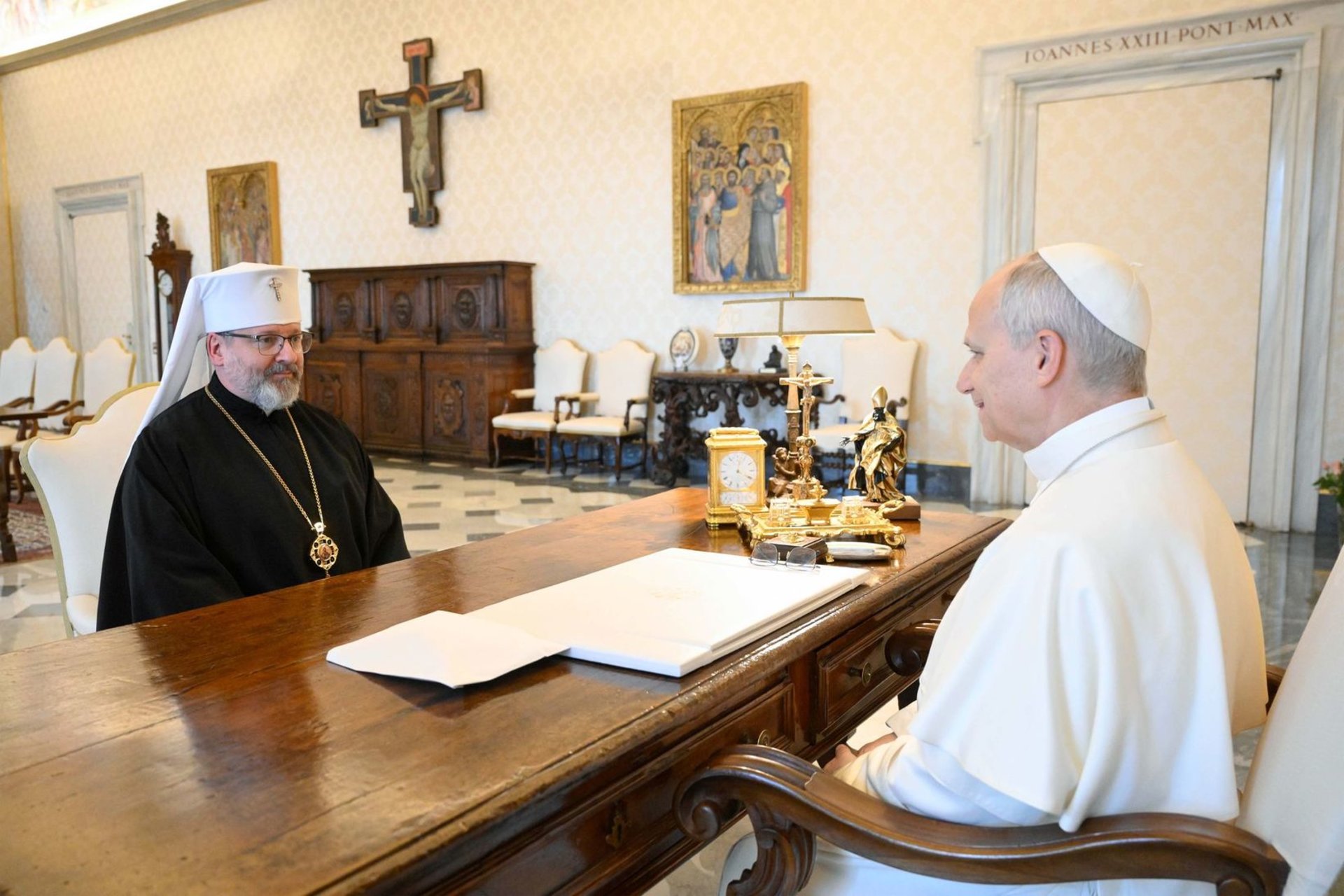 Блаженніший Святослав запросив Папу Лева XIV відвідати Україну