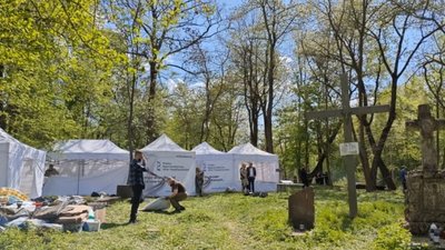 У Пужниках, де українці та поляки проводять розкопки, знайшли перші рештки людей