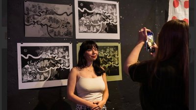 Художники трьох країн творили місяць у Вікні