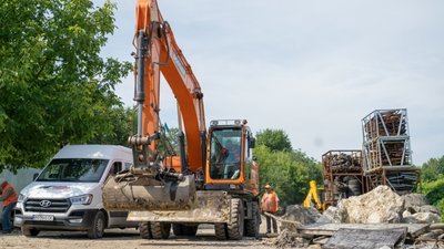 На Гайовій перекрили рух транспорту