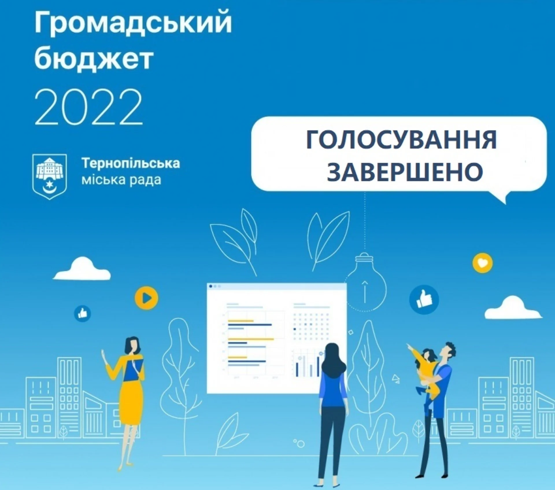 Незабаром стане відомо, які проекти перемогли у "Громадському бюджеті"