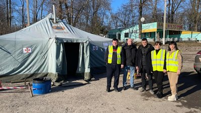 На Тернопільщині облаштували пункт обігріву для біженців