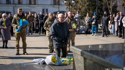 У Тернополі влада та громадськість вшанували пам'ять про Тараса Шевченка