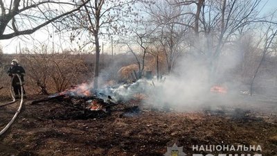 На Тернопільщині жінка згоріла разом із сухим листям