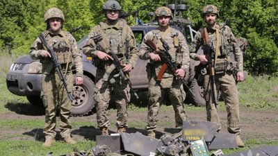Тернопільські захисники збили "Шахед" зі стрілецької зброї