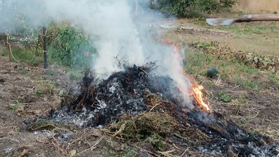 Мешканець Тернопільщини хотів спалити сміття, та ледь не спалив сам себе