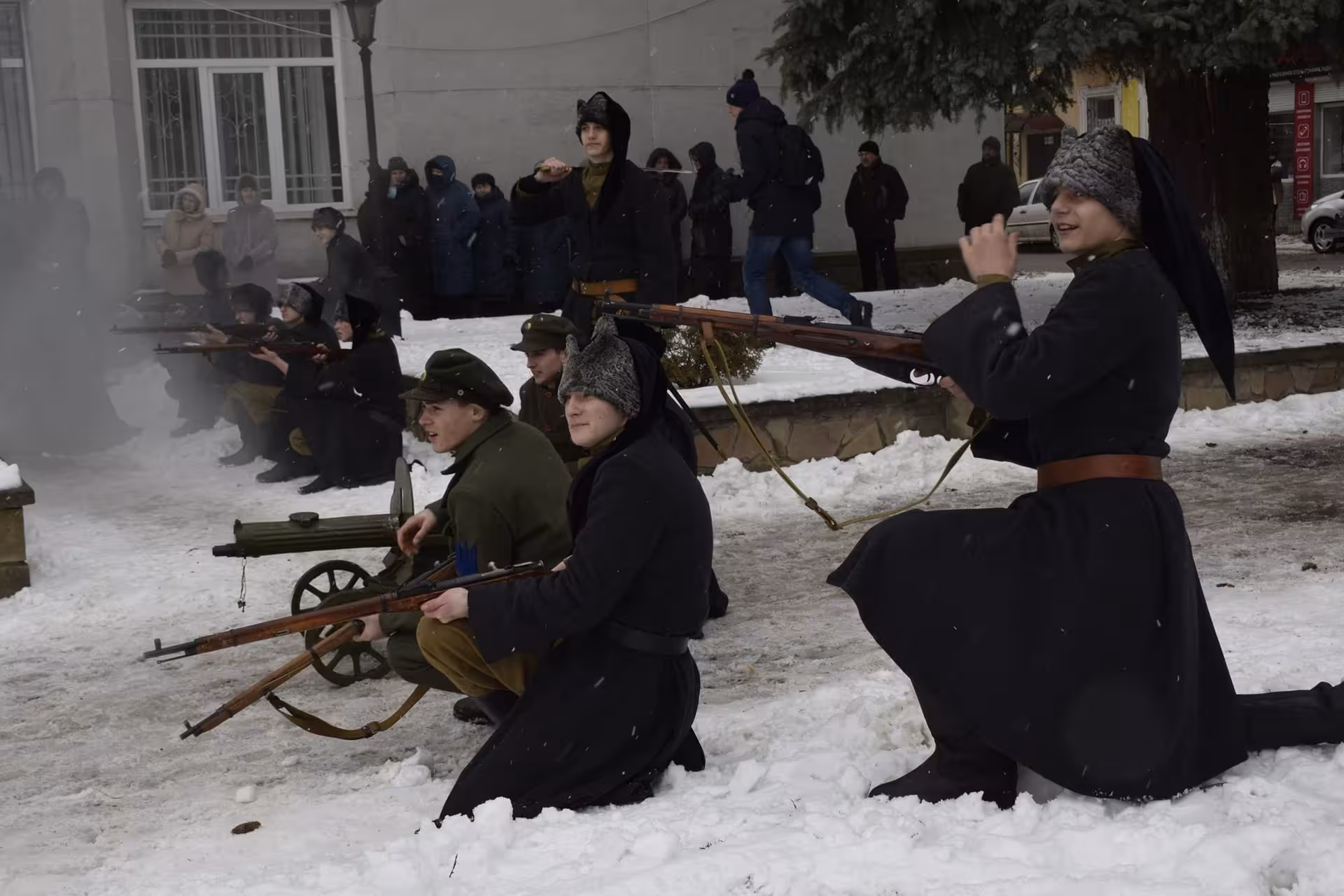 Тернопільські курсанти відтворили історичний бій. ФОТО