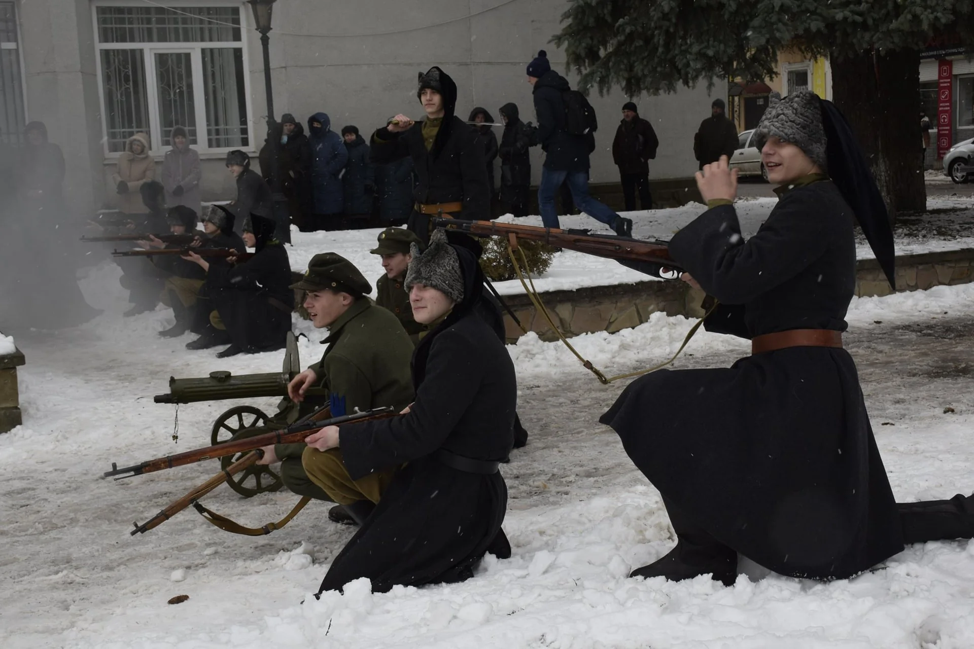 Тернопільські курсанти відтворили історичний бій. ФОТО