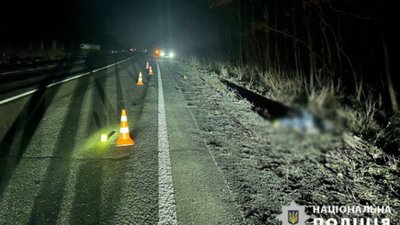 На Тернопільщині водій збив на смерть чоловіка і навіть не помітив, що сталося