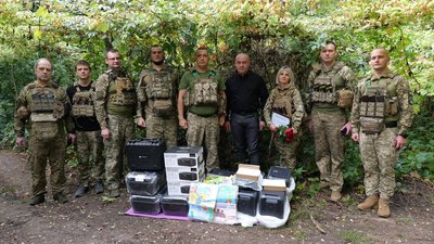 Сергій Надал на фронті передав техніку та вручив відзнаки воїнам 44-ї окремої артилерійської бригади імені гетьмана Данила Апостола