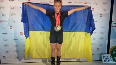 Юна важкоатлетка з Тернопільщини стала чемпіонкою Європи