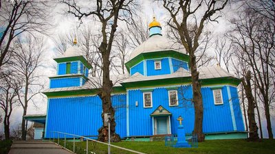 На Тернопільщині горіла православна дерев'яна церква
