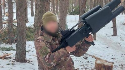 Бійці тероборони з Тернопільщини "приземлили" ворожий дрон з гранатою. ФОТО