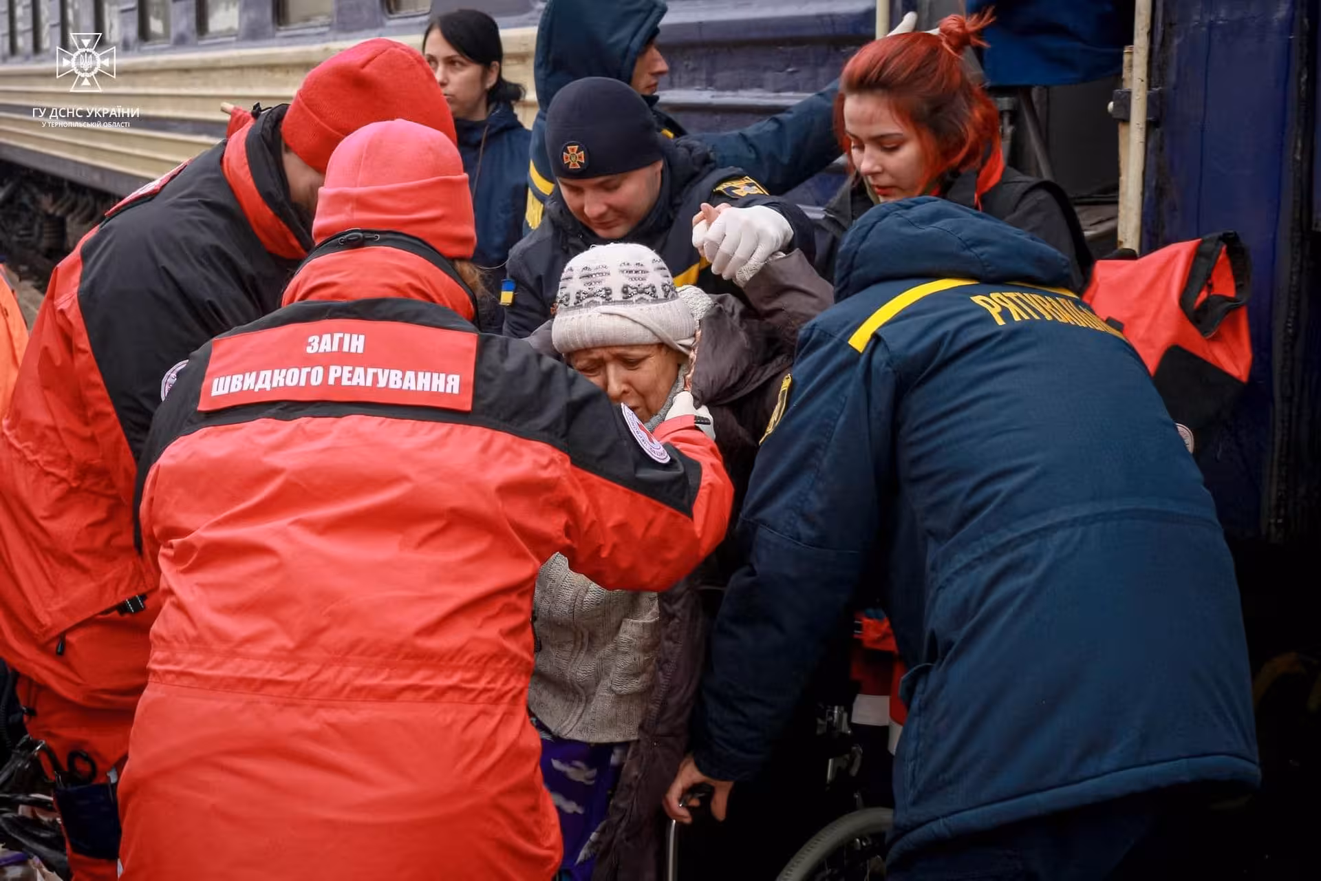 Ще один евакуаційний потяг з Донеччини прибув до Тернополя