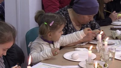 Писанковий марафон влаштували у Тернополі. ФОТО