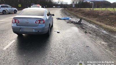 Водій автомобіля збив на смерть велосипедиста