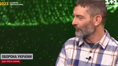 Взяли шматок кістки зі стегна: морпіх Михайло Діанов повернувся після операції із США. ВІДЕО