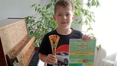 Юний піаніст з Тернополя здобув перемогу на конкурсі у Києві