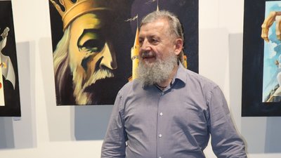 Філософський живопис Миколи Мамчура: відомий художник презентував ювілейну виставку. ФОТО