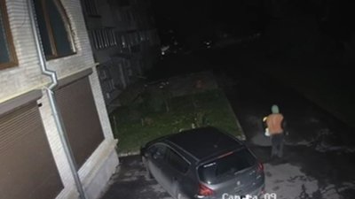 Вандалку, яка шкодила автомобілям, виявили завдяки камерам спостереження