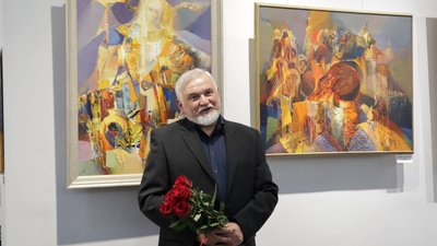 Відомий тернопільський художник презентував новий цикл картин