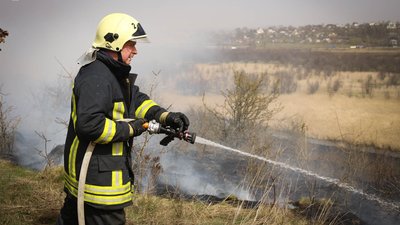 Масштабна пожежа біля Тернополя: полум'я охопило п'ять гектарів. ФОТО